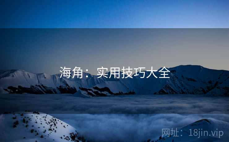 海角：实用技巧大全