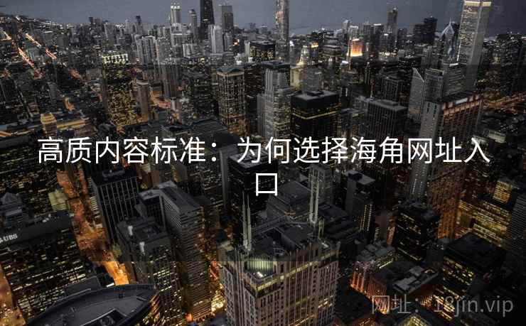 高质内容标准：为何选择海角网址入口