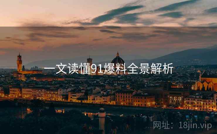 一文读懂91爆料全景解析
